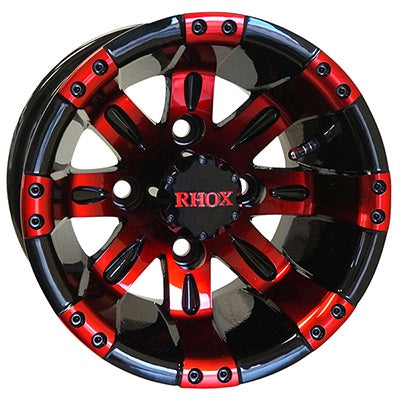 10" RHOX Vegas, Black w/ Red, 205x50-10