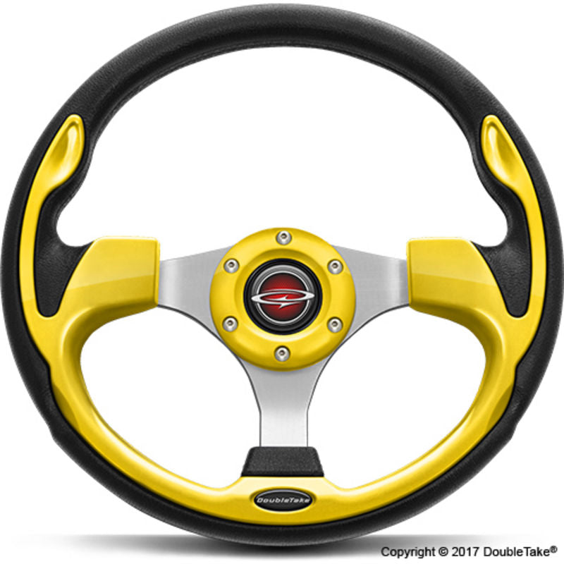 Double Take Steering Wheel Insert Yellow