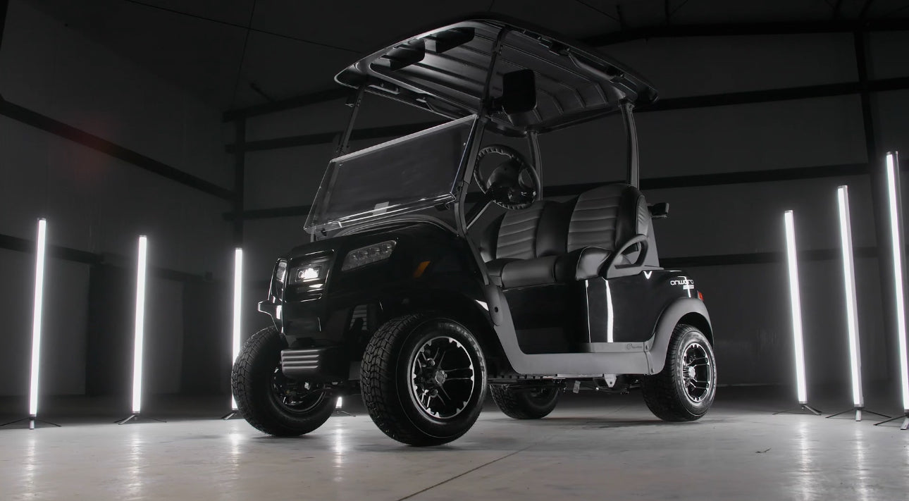 Load video: Promotional content showcasing the Club Car Onward Lithium model.