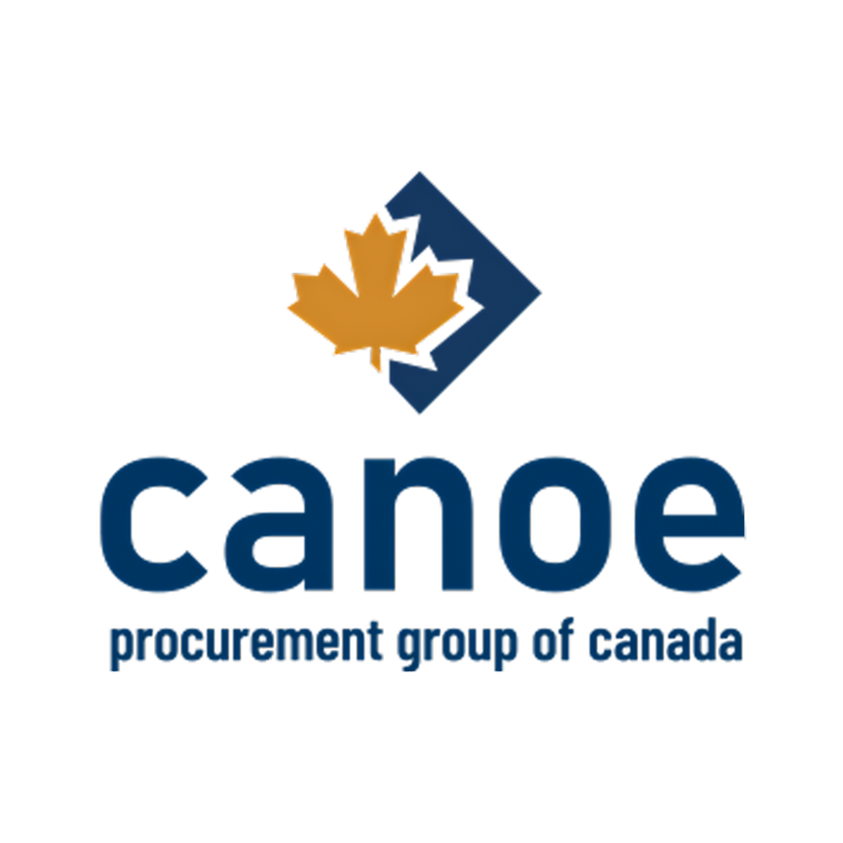 Text logo of Canoe Procurement Group of Canada. Text reads: "Canoe Procurement Group of Canada".